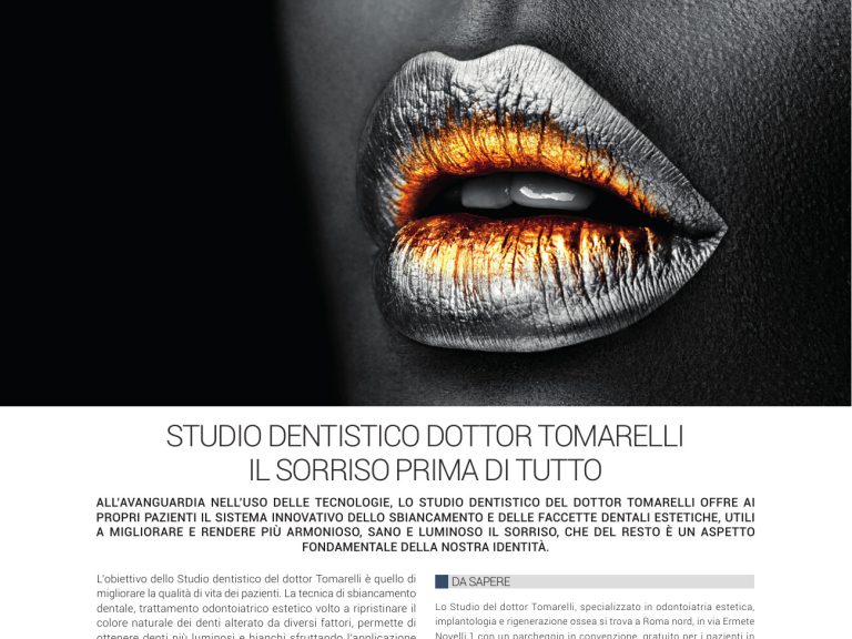 Be Different Magazine: Apr-Mag – Sbiancamento e faccette dentali